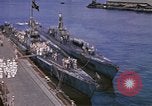 Image of American submarines arriving in home port Pearl Harbor Hawaii USA, 1944, second 24 stock footage video 65675076127