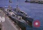 Image of American submarines arriving in home port Pearl Harbor Hawaii USA, 1944, second 25 stock footage video 65675076127