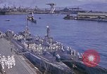 Image of American submarines arriving in home port Pearl Harbor Hawaii USA, 1944, second 42 stock footage video 65675076127