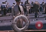 Image of US submarine crews and Japanese POWs disembarking Pearl Harbor Hawaii USA, 1944, second 19 stock footage video 65675076128