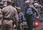 Image of US submarine crews and Japanese POWs disembarking Pearl Harbor Hawaii USA, 1944, second 26 stock footage video 65675076128