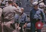 Image of US submarine crews and Japanese POWs disembarking Pearl Harbor Hawaii USA, 1944, second 27 stock footage video 65675076128