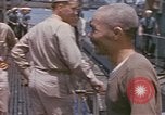 Image of US submarine crews and Japanese POWs disembarking Pearl Harbor Hawaii USA, 1944, second 40 stock footage video 65675076128