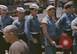 Image of US submarine crews and Japanese POWs disembarking Pearl Harbor Hawaii USA, 1944, second 43 stock footage video 65675076128