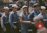 Image of US submarine crews and Japanese POWs disembarking Pearl Harbor Hawaii USA, 1944, second 44 stock footage video 65675076128