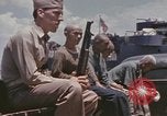 Image of US submarine crews and Japanese POWs disembarking Pearl Harbor Hawaii USA, 1944, second 57 stock footage video 65675076128