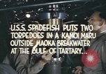 Standbild Interieur der USS Spadefish (SS-411) bei Torpedo Angriff Meer von Japan, 1944, aus Sekunde 13 historischem Filmmaterial Videoclip 65675076138