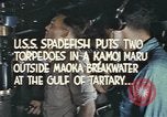 Standbild Interieur der USS Spadefish (SS-411) bei Torpedo Angriff Meer von Japan, 1944, aus Sekunde 27 historischem Filmmaterial Videoclip 65675076138