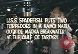 Standbild Interieur der USS Spadefish (SS-411) bei Torpedo Angriff Meer von Japan, 1944, aus Sekunde 29 historischem Filmmaterial Videoclip 65675076138