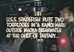 Standbild Interieur der USS Spadefish (SS-411) bei Torpedo Angriff Meer von Japan, 1944, aus Sekunde 31 historischem Filmmaterial Videoclip 65675076138
