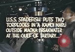 Standbild Interieur der USS Spadefish (SS-411) bei Torpedo Angriff Meer von Japan, 1944, aus Sekunde 33 historischem Filmmaterial Videoclip 65675076138