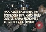 Standbild Interieur der USS Spadefish (SS-411) bei Torpedo Angriff Meer von Japan, 1944, aus Sekunde 37 historischem Filmmaterial Videoclip 65675076138