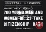 Image of American civilians Manitowoc Wisconsin USA, 1939, second 4 stock footage video 65675076139