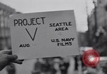 Image of Victory over Japan day Seattle Washington USA, 1945, second 4 stock footage video 65675076161