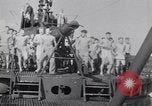 Image of Sailors do calisthenics aboard USS Nautilus SS-168 Pacific Ocean, 1942, second 3 stock footage video 65675076179