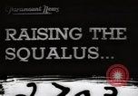 Standbild heben USS Squalus Portsmouth New Hampshire USA, 1939, aus Sekunde 1 historischem Filmmaterial Videoclip 65675076217
