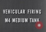 Standbild Medium M4 Tank United States USA, 1943, aus Sekunde 22 historischem Filmmaterial Videoclip 65675076236