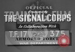 Image of American Army tanks United States USA, 1942, second 8 stock footage video 65675076279