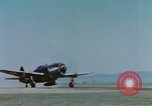 Standbild United States P-47 Thunderbolt Flugzeuge der 506th Fighter Squadron Keltz Deutschland, 1945, aus Sekunde 20 historischem Filmmaterial Videoclip 65675076297