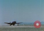 Standbild United States P-47 Thunderbolt Flugzeuge der 506th Fighter Squadron Keltz Deutschland, 1945, aus Sekunde 27 historischem Filmmaterial Videoclip 65675076297