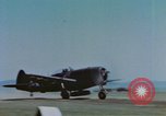 Standbild United States P-47 Thunderbolt Flugzeuge der 506th Fighter Squadron Keltz Deutschland, 1945, aus Sekunde 29 historischem Filmmaterial Videoclip 65675076297