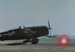 Standbild United States P-47 Thunderbolt Flugzeuge der 506th Fighter Squadron Keltz Deutschland, 1945, aus Sekunde 30 historischem Filmmaterial Videoclip 65675076297
