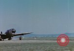Standbild United States P-47 Thunderbolt Flugzeuge der 506th Fighter Squadron Keltz Deutschland, 1945, aus Sekunde 38 historischem Filmmaterial Videoclip 65675076297
