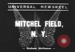 Image of remains of crashed Lockheed XP-38 airplane Mitchel Field Long Island New York USA, 1939, second 4 stock footage video 65675076312