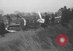 Image of remains of crashed Lockheed XP-38 airplane Mitchel Field Long Island New York USA, 1939, second 5 stock footage video 65675076312