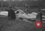 Image of remains of crashed Lockheed XP-38 airplane Mitchel Field Long Island New York USA, 1939, second 7 stock footage video 65675076312