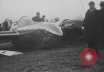 Image of remains of crashed Lockheed XP-38 airplane Mitchel Field Long Island New York USA, 1939, second 9 stock footage video 65675076312