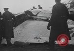Image of remains of crashed Lockheed XP-38 airplane Mitchel Field Long Island New York USA, 1939, second 14 stock footage video 65675076312