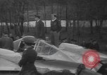 Image of remains of crashed Lockheed XP-38 airplane Mitchel Field Long Island New York USA, 1939, second 25 stock footage video 65675076312