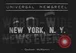 Immagine di Stati Uniti funzionari New York United States USA, 1939, secondo 4 filmato di repertorio 65675076318