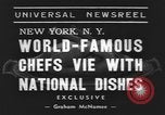 Standbild internationale Chef's Food Show New York United States USA, 1939, aus Sekunde 3 historischem Filmmaterial Videoclip 65675076325