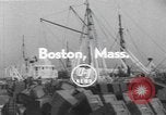 Image of American trawlers covered with ice Boston Massachusetts USA, 1954, second 4 stock footage video 65675076332