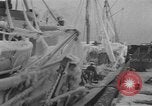 Image of American trawlers covered with ice Boston Massachusetts USA, 1954, second 6 stock footage video 65675076332