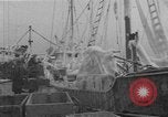 Image of American trawlers covered with ice Boston Massachusetts USA, 1954, second 18 stock footage video 65675076332