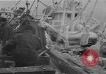 Image of American trawlers covered with ice Boston Massachusetts USA, 1954, second 26 stock footage video 65675076332