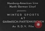 Image les sports d'hiver Garmisch-Partenkirchen Allemagne, 1936, de la seconde 5 séquences d'archives historiques vidéo 65675076351