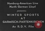 Image les sports d'hiver Garmisch-Partenkirchen Allemagne, 1936, de la seconde 12 séquences d'archives historiques vidéo 65675076351