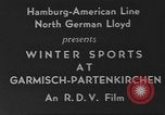 Image les sports d'hiver Garmisch-Partenkirchen Allemagne, 1936, de la seconde 18 séquences d'archives historiques vidéo 65675076351