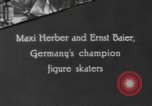 Image of German figure skaters Garmisch-Partenkirchen Germany, 1936, second 1 stock footage video 65675076354
