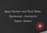 Image of German figure skaters Garmisch-Partenkirchen Germany, 1936, second 7 stock footage video 65675076354