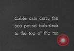 Standbild Bobfahren Garmisch-Partenkirchen Deutschland, 1936, aus Sekunde 61 historischem Filmmaterial Videoclip 65675076359
