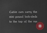 Standbild Bobfahren Garmisch-Partenkirchen Deutschland, 1936, aus Sekunde 62 historischem Filmmaterial Videoclip 65675076359