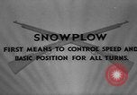 Image of skiing United States USA, 1941, second 3 stock footage video 65675076388