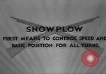 Image of skiing United States USA, 1941, second 4 stock footage video 65675076388
