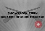 Image of skiing United States USA, 1941, second 4 stock footage video 65675076389