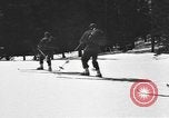 Image of skiing United States USA, 1942, second 30 stock footage video 65675076397